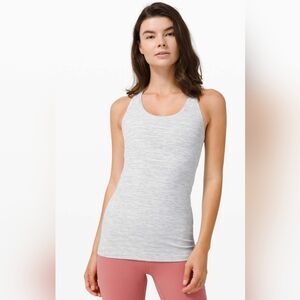 Lululemon Cool Racerback II *Nulu Womens Size 4 Gray